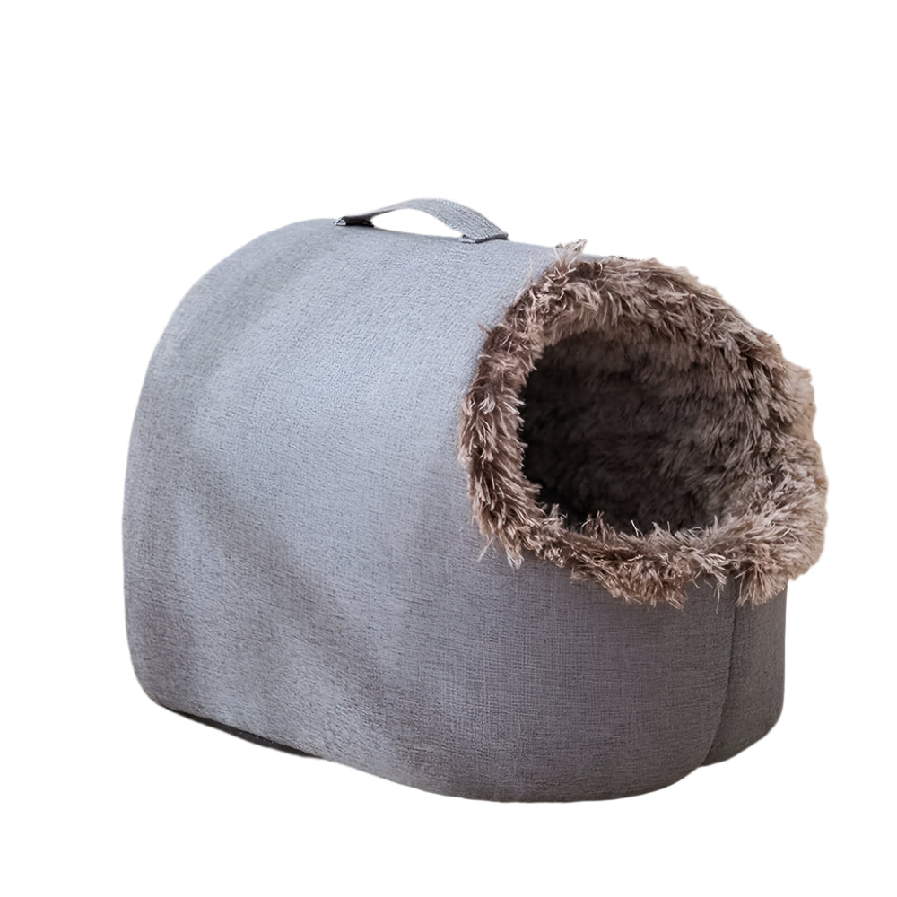 Panier donut en peluche pour chat – Nid douillet et confortable 🐱🛏️